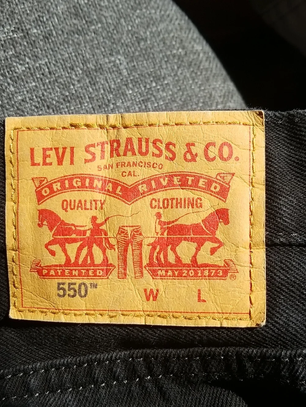 Levi's 550 Relaxed Fit Jeans Size 44W 30L